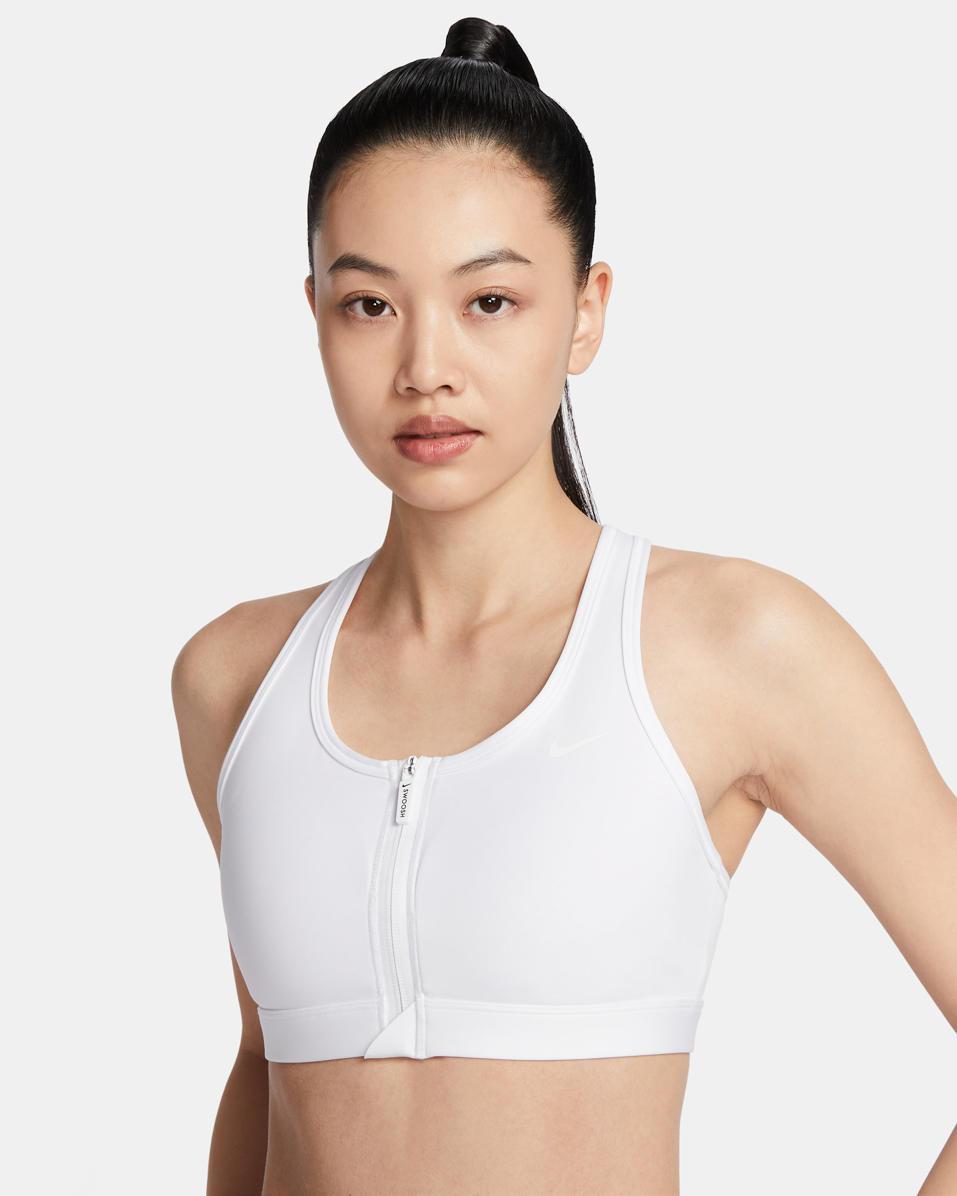 Nike Swoosh Front Zip Women's Medium-Support Padded Sports Bra